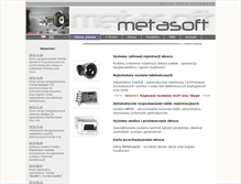 Tablet Screenshot of metasoft.pl